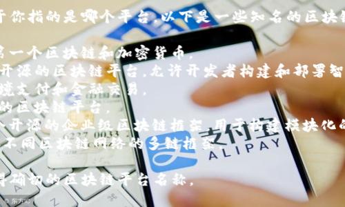 区块链平台的名称有很多，具体取决于你指的是哪个平台。以下是一些知名的区块链平台：

1. **比特币（Bitcoin）** - 世界上第一个区块链和加密货币。
2. **以太坊（Ethereum）** - 一个开源的区块链平台，允许开发者构建和部署智能合约和去中心化应用程序（dApps）。
3. **瑞波（Ripple）** - 主要用于跨境支付和金融交易。
4. **EOS** - 专注于大型应用程序的区块链平台。
5. **Hyperledger Fabric** - 一个开源的企业级区块链框架，用于构建模块化的区块链解决方案。
6. **波卡（Polkadot）** - 旨在连接不同区块链网络的多链框架。

请提供更具体的信息或上下文，以获得确切的区块链平台名称。